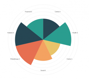 Interactive assessment - wheel of life