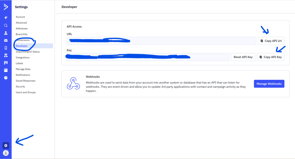 Active Campaign-API-Key