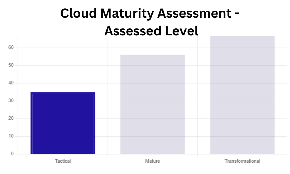 Cloud Maturity Assessment - Assessed Level