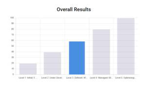 Enterprise Architecture (EA) maturity model assessment overall rating