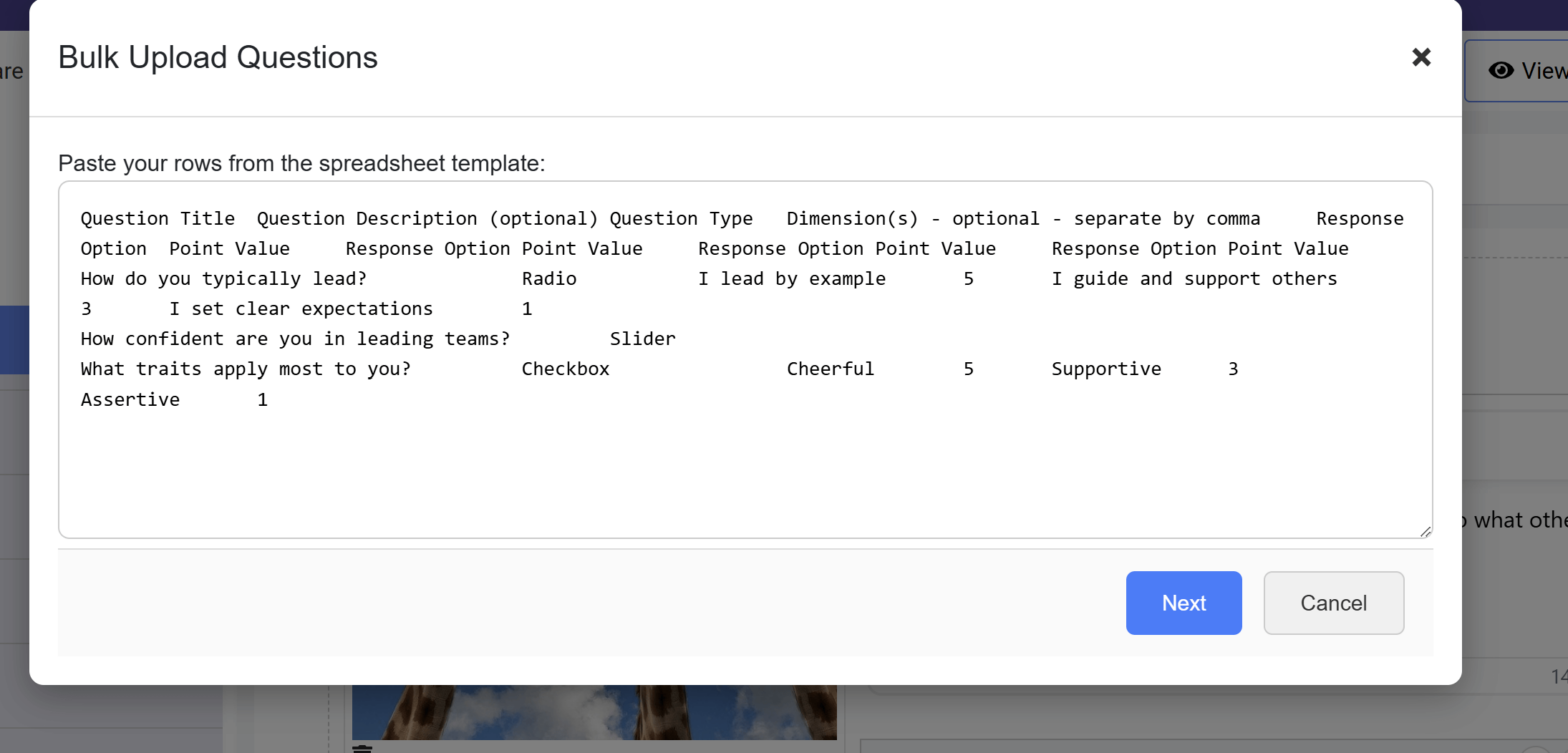 How to Upload Assessment Questions From a Spreadsheet in Minutes ...