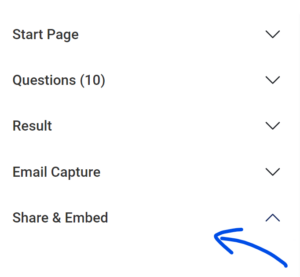 share and embed